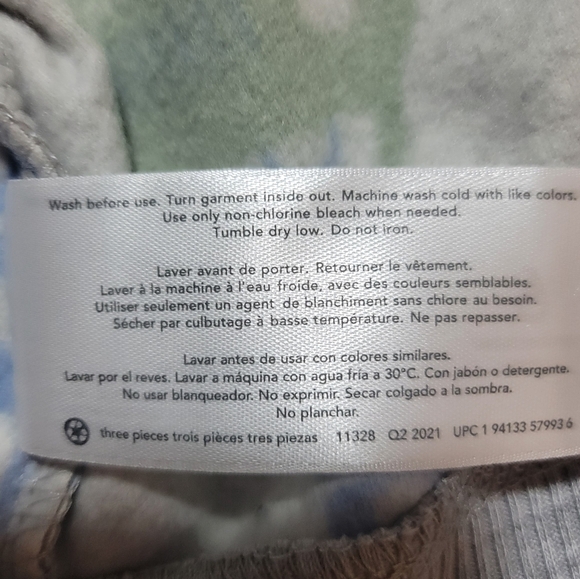 Carter’s Baby 3 Piece Hoodie Set with Car Print Size 6 Months NWT - Picture 5 of 13